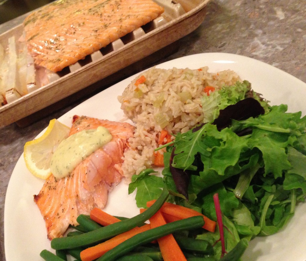 Baked Salmon with Dill Hollandaise Sauce Aysontespli's Kitchen