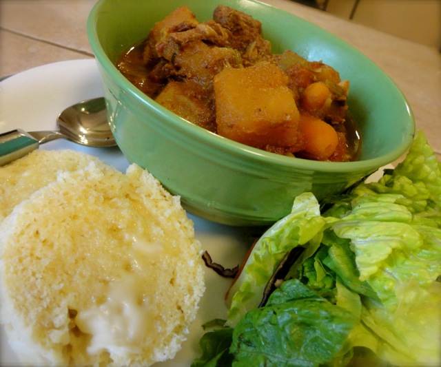 Beef Stew with a MIM and Salad