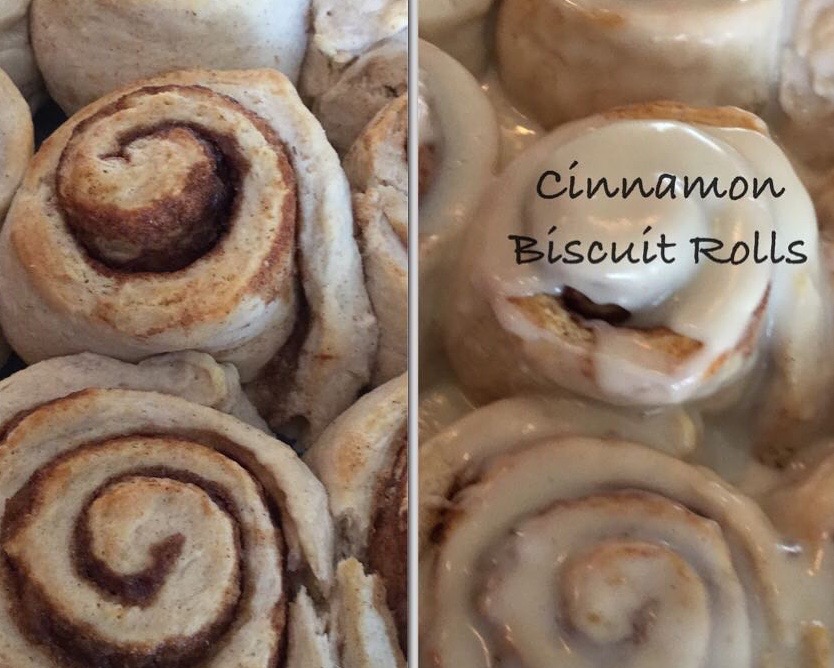 cinnamon roll biscuits