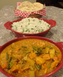 Quick Curried Vegetables