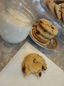 Peanut Butter and Banana with Chocolate and Butterscotch Chip Cookies