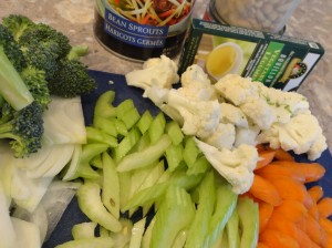 Key to cooking Chop Suey is to have all the ingredients prepared and ready to hit the pan!