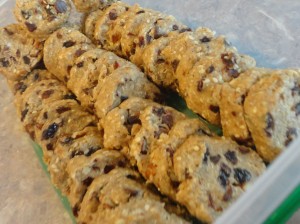 Protein Energy "Cookies" - not so messy on the hands!