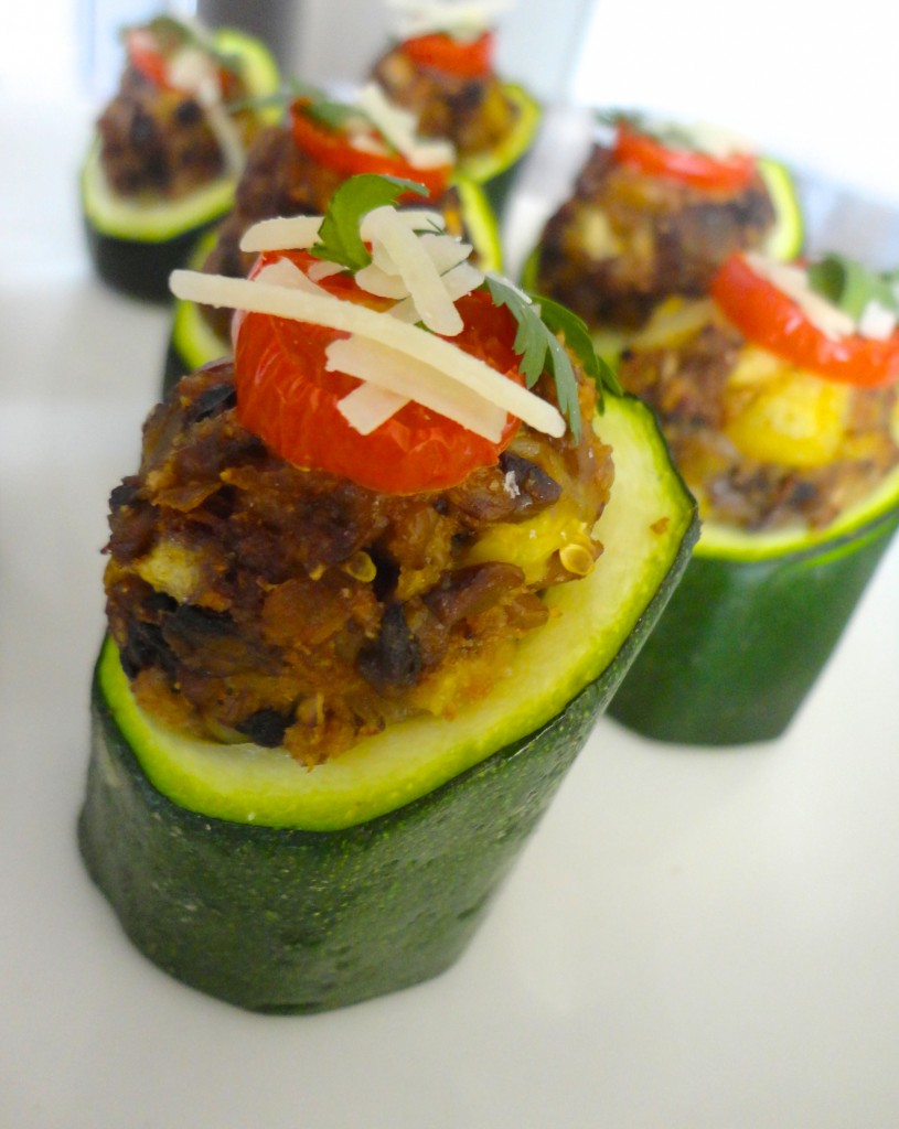 Stuffed zucchini