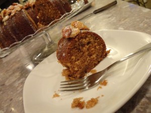 Honey Cake with Honeyed Almonds