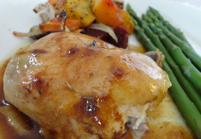 Roast Chicken with Pan Drippings