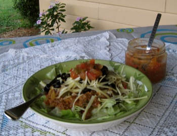 Taco Salad with Salsa